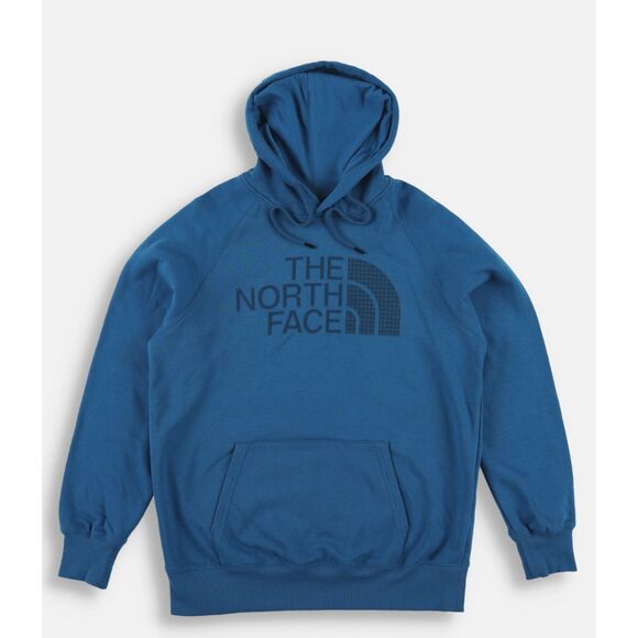 Men The North Face Graphic Print Hoodie Pullover in Marine Blue Size Medium - Picture 1 of 8